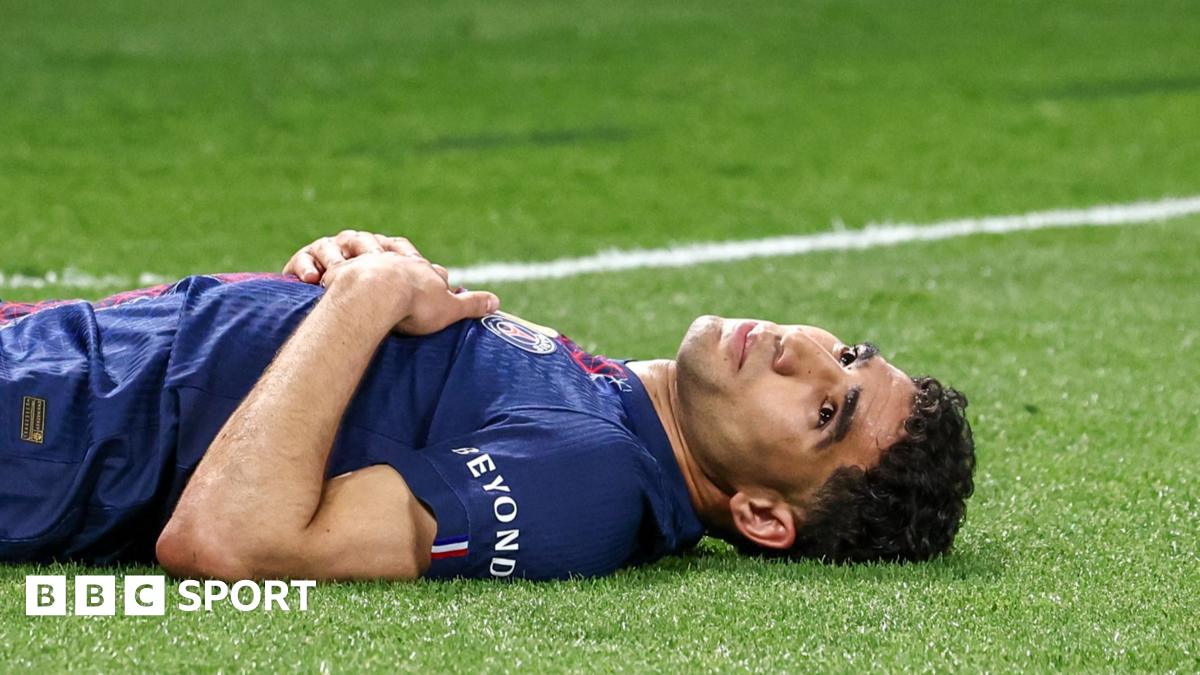 Read more about the article Achraf Hakimi: PSG star ruled out of Champions League semi-final second leg