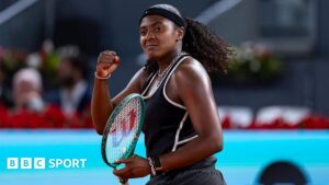 Read more about the article Baptiste saves six match points to stun Sabalenka at Madrid Open