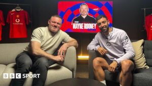 Read more about the article Bruno Fernandes talks to Wayne Rooney about Man Utd, the past, the future and England v Portugal