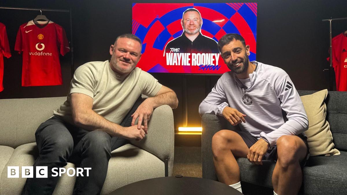 Read more about the article Bruno Fernandes talks to Wayne Rooney about Man Utd, the past, the future and England v Portugal