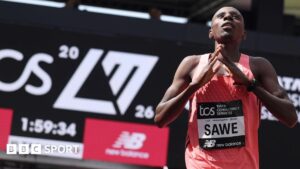 Read more about the article London Marathon 2026 results: Sabastian Sawe makes history with first competitive sub-two-hour marathon