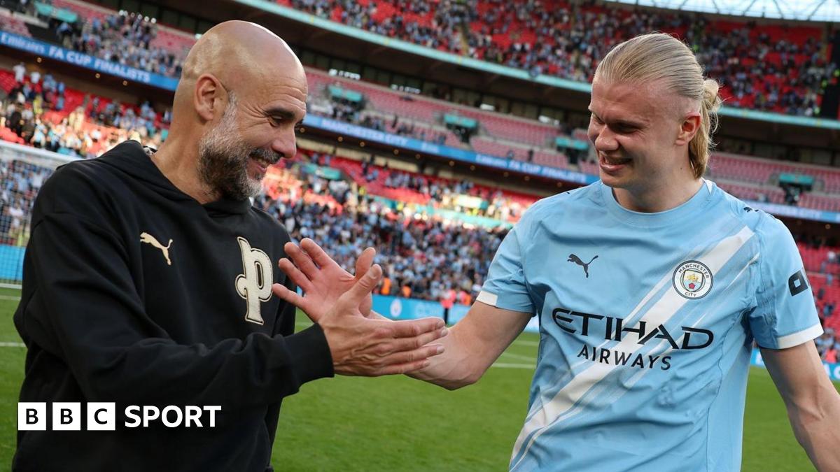 Read more about the article Man City 2-1 Southampton: Pep Guardiola’s side go from trophyless to possible treble