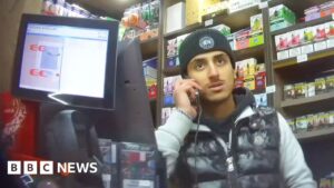 Read more about the article Man selling drugs at High Street mini-mart confronted by BBC