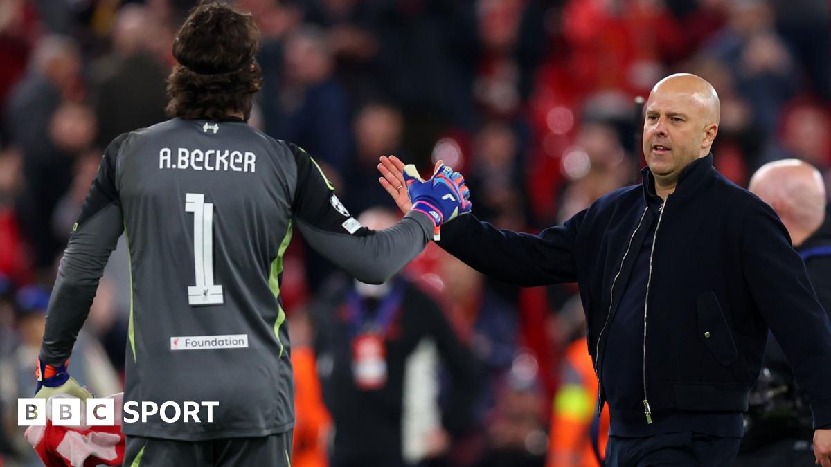Read more about the article Premier League news conferences: Arne Slot gives update on Alisson’s fitness and future