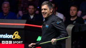 Read more about the article Ronnie O’Sullivan in control against China’s He Guoqiang in first round of World Snooker Championship