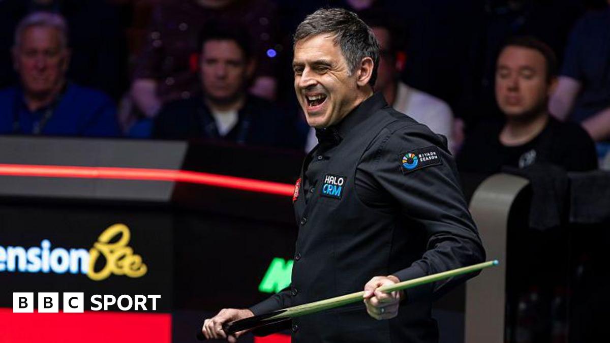 Read more about the article Ronnie O’Sullivan in control against China’s He Guoqiang in first round of World Snooker Championship