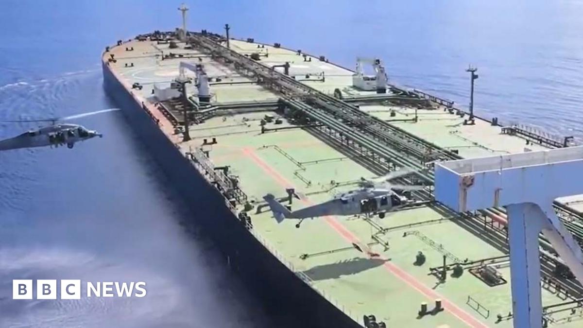 Read more about the article US boards ship carrying Iranian oil, as Trump orders navy to shoot any boat laying mines in strait