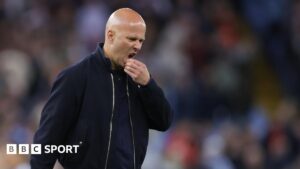 Read more about the article Aston Villa 4-2 Liverpool: Arne Slot under increasing pressure after another loss
