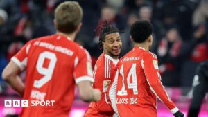 Read more about the article Bayern Munich v PSG: Harry Kane, Luis Diaz & Michael Olise compared to greatest front threes