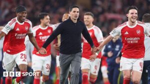 Read more about the article Champions League: Did Arsenal over-celebrate semi-final win over Atletico Madrid?