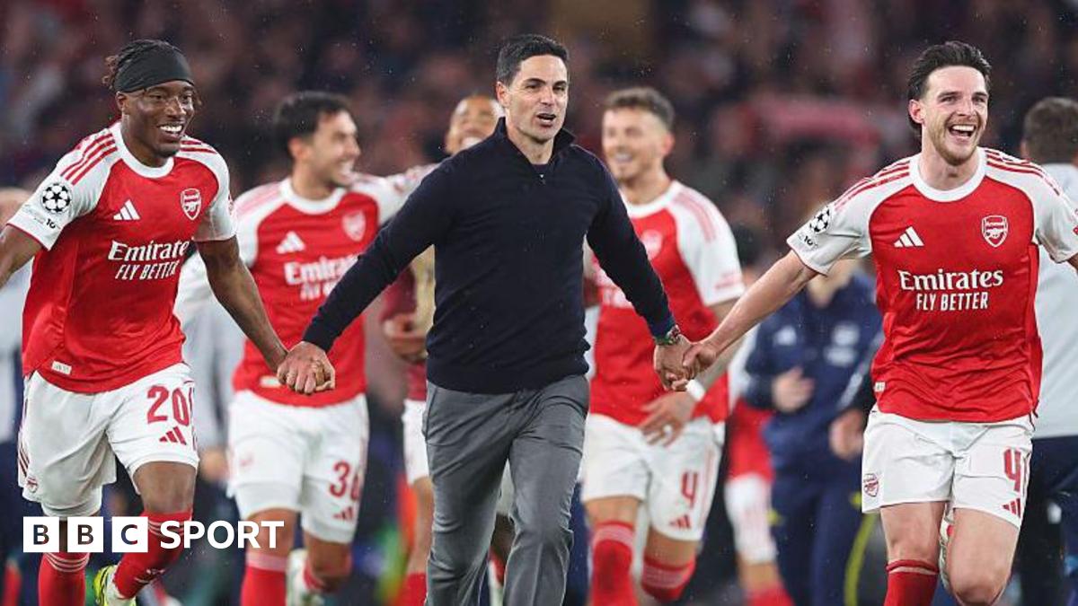 Read more about the article Champions League: Did Arsenal over-celebrate semi-final win over Atletico Madrid?