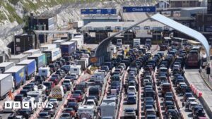 Read more about the article Dover bank holiday queues: France suspends extra EU border checks – follow live