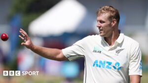 Read more about the article England v New Zealand: Kyle Jamieson & Will O’Rourke bolster Black Caps’ pace attack