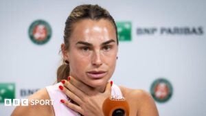 Read more about the article French Open 2026: Aryna Sabalenka cuts short news conference as top players protest over Grand Slam prize money