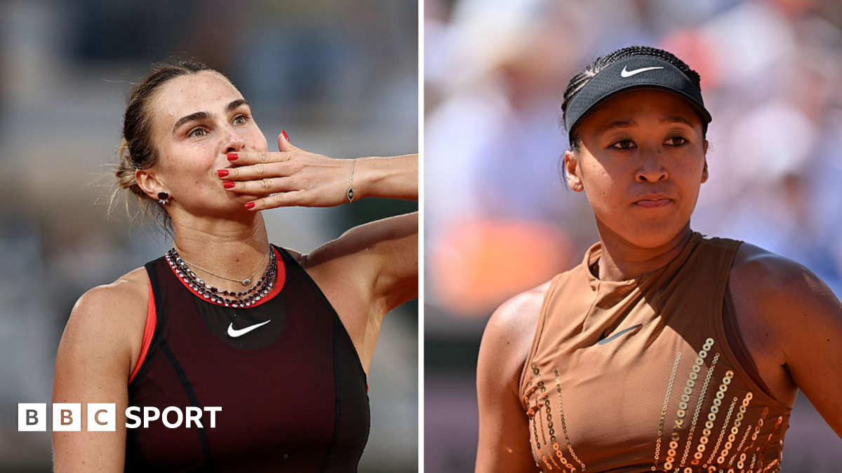 Read more about the article French Open 2026: Aryna Sabalenka v Naomi Osaka to be first women’s night match at event since 2023