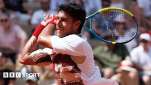 Read more about the article French Open 2026 results: Adolfo Daniel Vallejo criticised for questioning ‘courage’ of female umpire