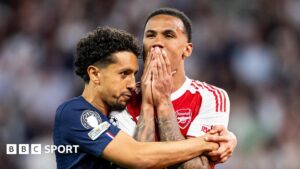 Read more about the article Gabriel penalty: Why Champions League final penalty miss was ‘cruel blow’ for Arsenal standout