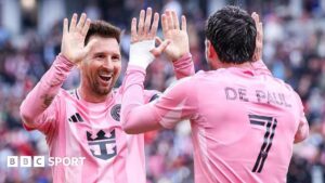Read more about the article Inter Miami’s Lionel Messi remains highest-paid MLS player with salary of £18.5m