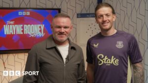 Read more about the article Jordan Pickford talks to Wayne Rooney about being England’s number one, the World Cup and a shared love