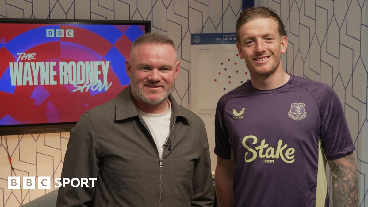 Read more about the article Jordan Pickford talks to Wayne Rooney about being England’s number one, the World Cup and a shared love