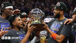 Read more about the article NBA play-offs: New York Knicks sweep Cleveland Cavaliers to reach Finals