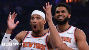 Read more about the article New York Knicks 115-104 Cleveland Cavaliers: Knicks win game one in Eastern Conference finals