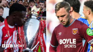 Read more about the article Premier League final day reaction: Arsenal lift title as West Ham get relegated