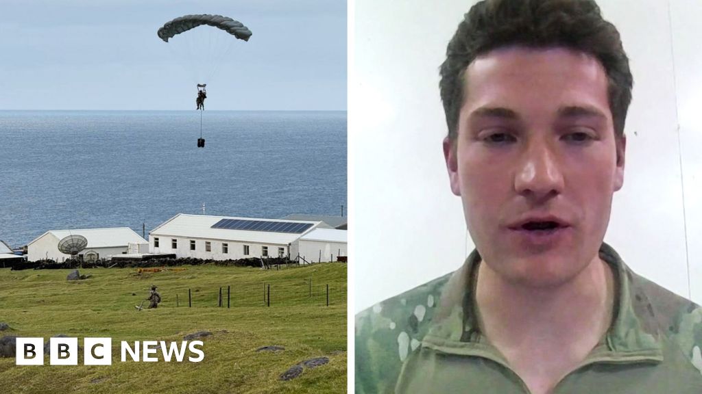 Read more about the article Soldier on parachuting to Tristan da Cunha for Hantavirus aid