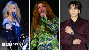 Read more about the article World Cup half-time show: Madonna, Shakira and K-pop’s BTS to headline