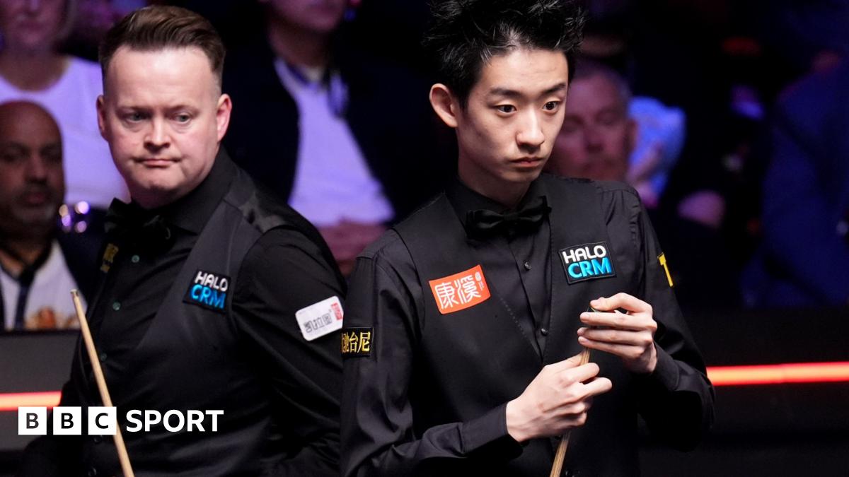Read more about the article World Snooker Championship 2026: Wu Yize in control of Crucible final against Shaun Murphy