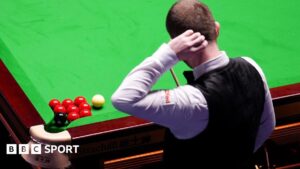 Read more about the article World Snooker Championship 2026: Wu Yize level with Mark Allen after longest Crucible frame