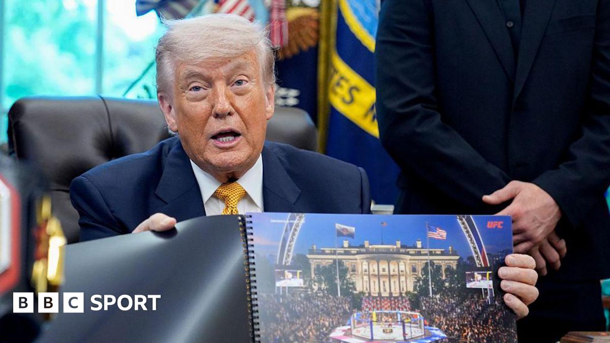 Read more about the article UFC Freedom 250: Donald Trump says Eiffel Tower-like UFC structure may stay at White House